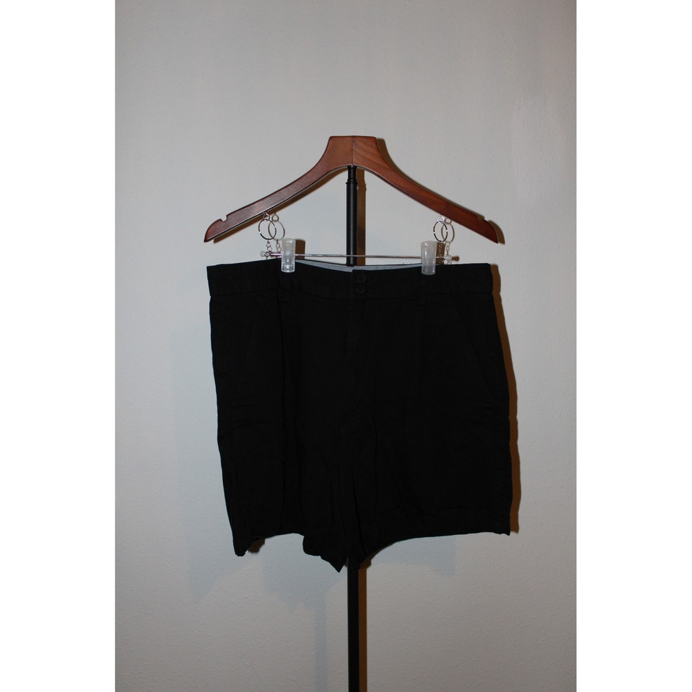 JACH'S Girlfriend Women's‎ Black Chino Shorts Rayon Lyocell Size 10